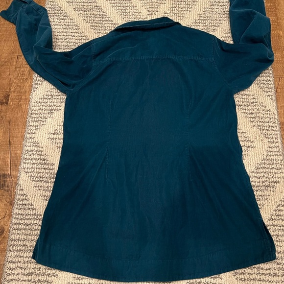 J.Jill Corduroy Cotton button down top - Picture 3 of 10